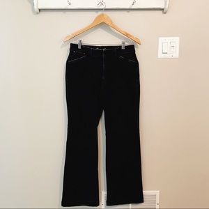 EDDIE BAUER curvy trouser dark wash jeans